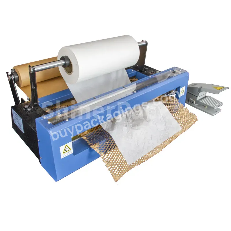 New Product Automatic Honeycomb Kraft Paper Wrapping Packing Cushion Machine Air Cushion Machine