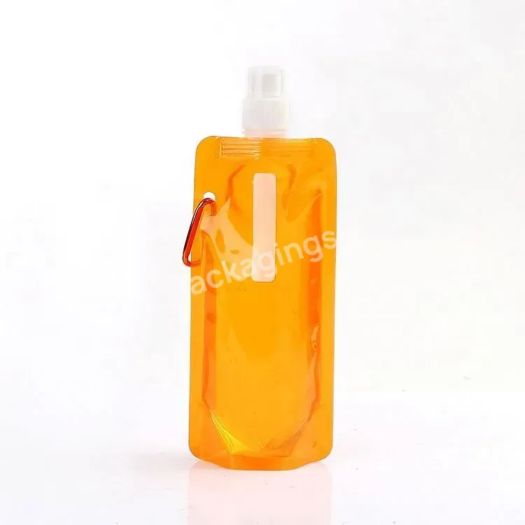 New Product Custom Printing Stand Up Shaped Spout Retort Pouch Sports Foldable Water Bag