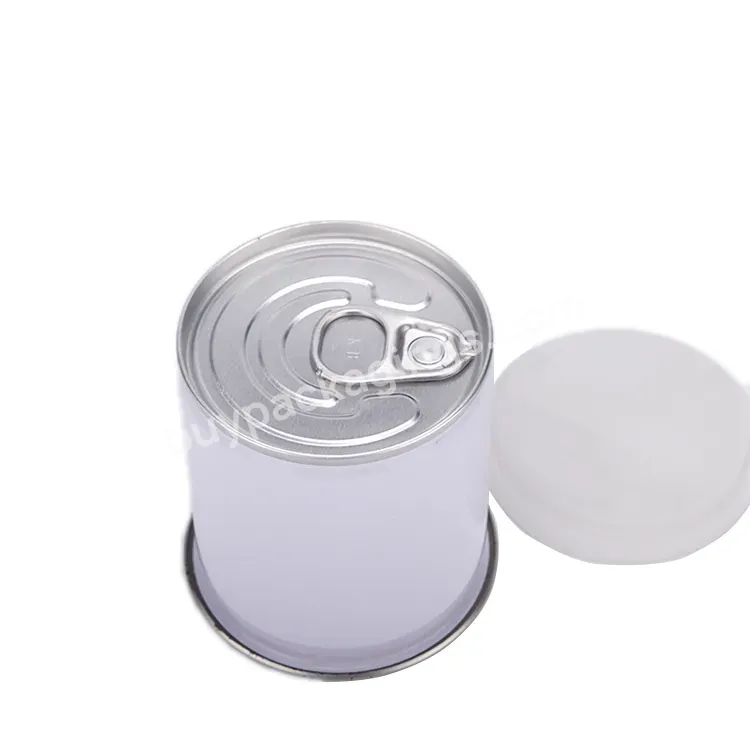 New Product Hot Sale Custom Metal Packaging Container Canned Food Packaging White Empty Can