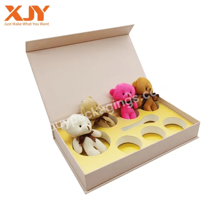 New Products Custom Logo Top Lid Gift Box With Bag Gold Stamping Packaging Boxhot Sale Products For Valentine Gift