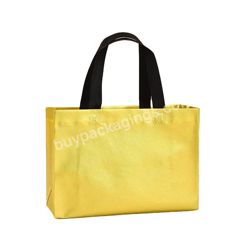 New Promotional Nonwoven Pp Woven Bag Pet Handled Shopping Rpet Non Woven Bag Non Woven Gift Bag