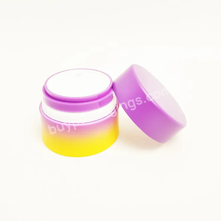 New Punching 50g Replaceable Plastic Cosmetic Container Pot Facial Cream Jar Container Plastic Bottle Replaceable Set - Buy 50g Plastic Cream Jar,Replaceable Cream Jar,Facial Cream Pot Container 50g.