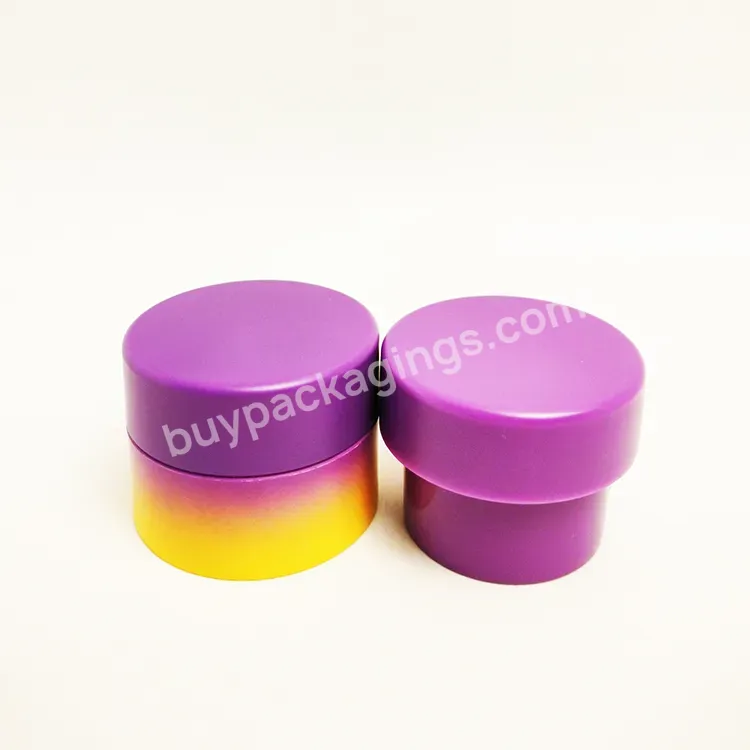 New Punching 50g Replaceable Plastic Cosmetic Container Pot Facial Cream Jar Container Plastic Bottle Replaceable Set