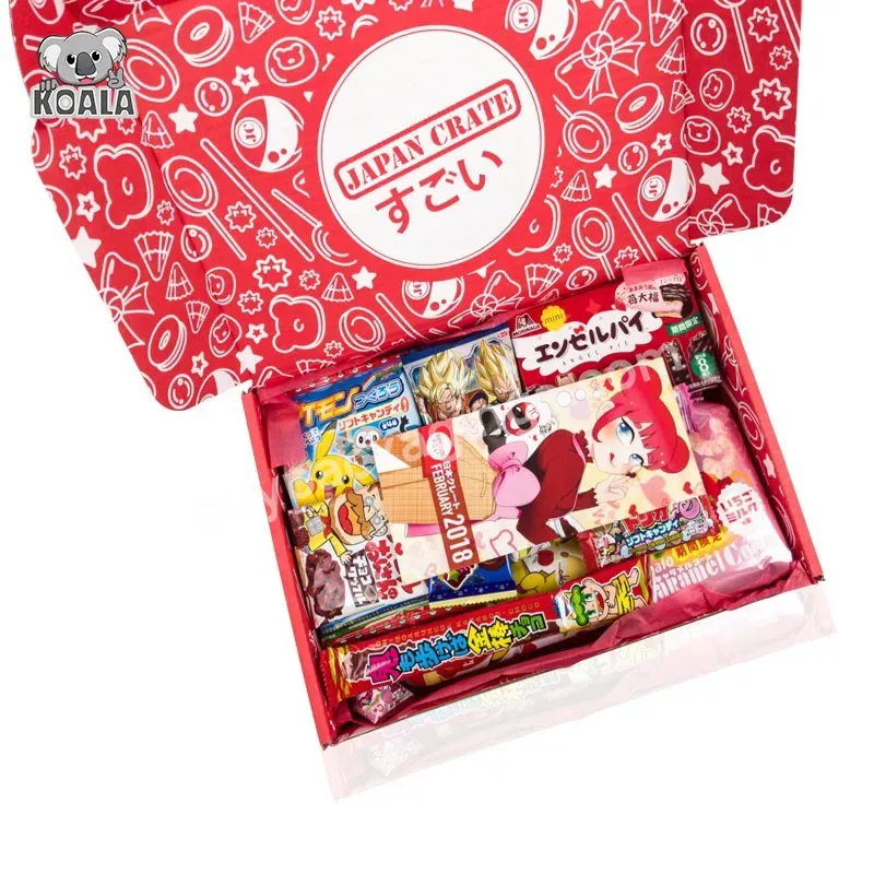 New Red Decorative Hot Sale Large Folding Japanese Candy Box