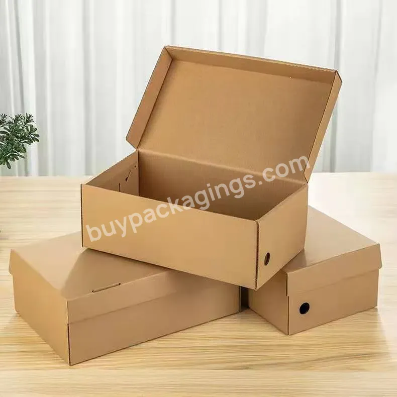 New Style Custom Printing Stable Shoes Corrugated Packaging Paper Shipping Boxes