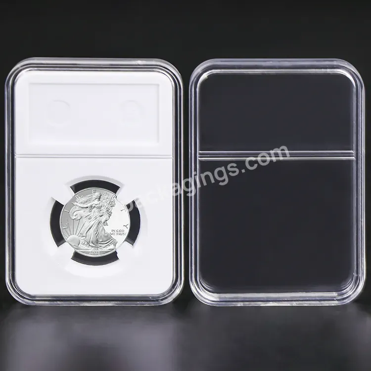 New Style One Set 14-41mm Frosted Design Coins Storage Box Collection Coin Holder Plastic Coin Capsules