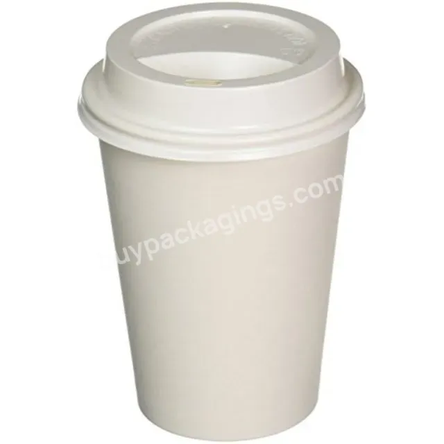 New-tech Of 100% Biodegradable Paper Cup Water-based Dispersion Coating Paper Cups Custom Branded Printing Disposable With Lids