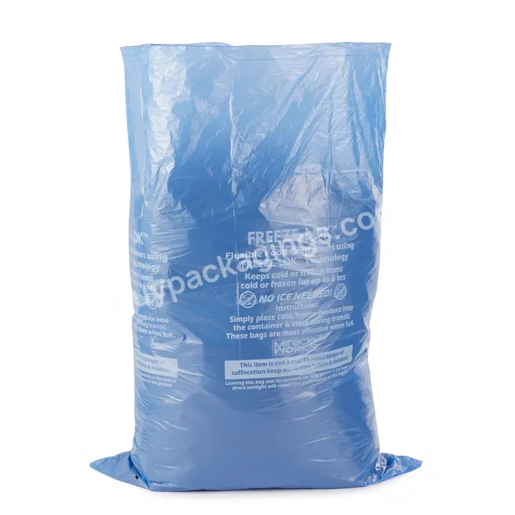 New Technology Bpa Free Freezing Bag Fresh-keeping Supermarket Shopping Bag Customized