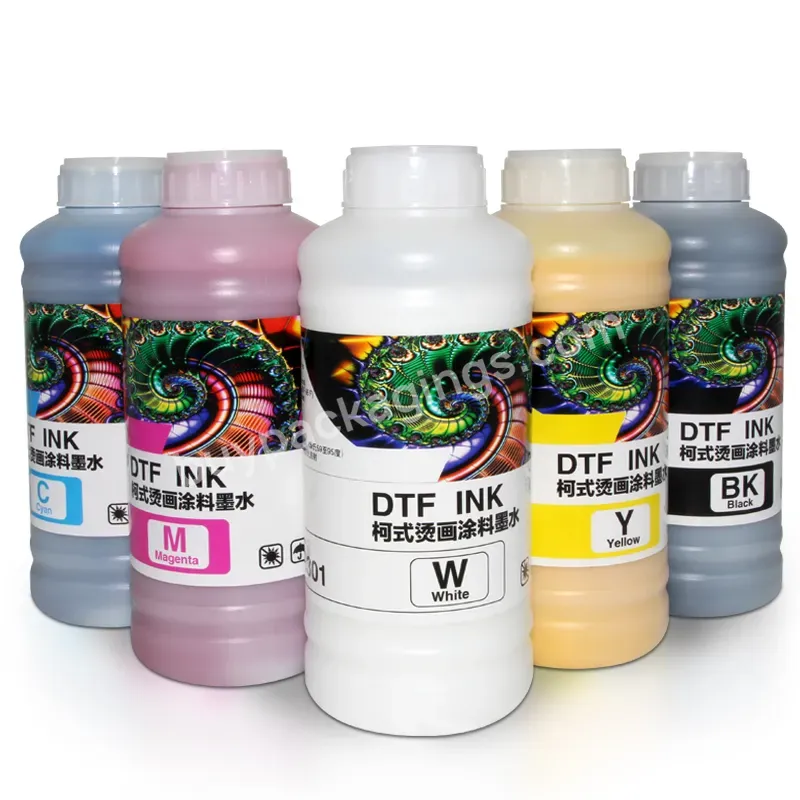 New Textile Printing Ink Tshirt Pet Transfer Film Premium Dtf Ink With Hot Melt For Printer L1800 P600 P800