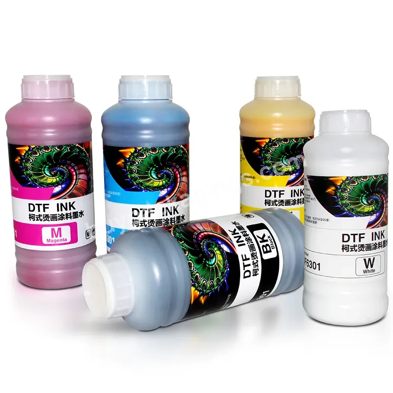 New Textile Printing Ink Tshirt Pet Transfer Film Premium Dtf Ink With Hot Melt For Printer L1800 P600 P800