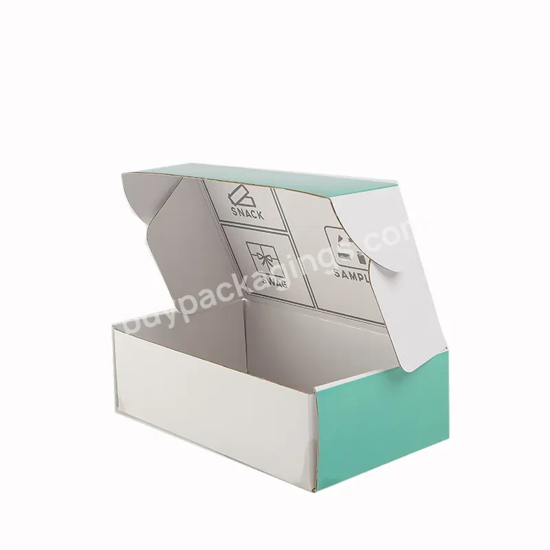 New Trending Black Mailer Box Wholesale Custom Packaging Boxes Fashion Corrugated Paper Foldable Printing Shipping Boxes