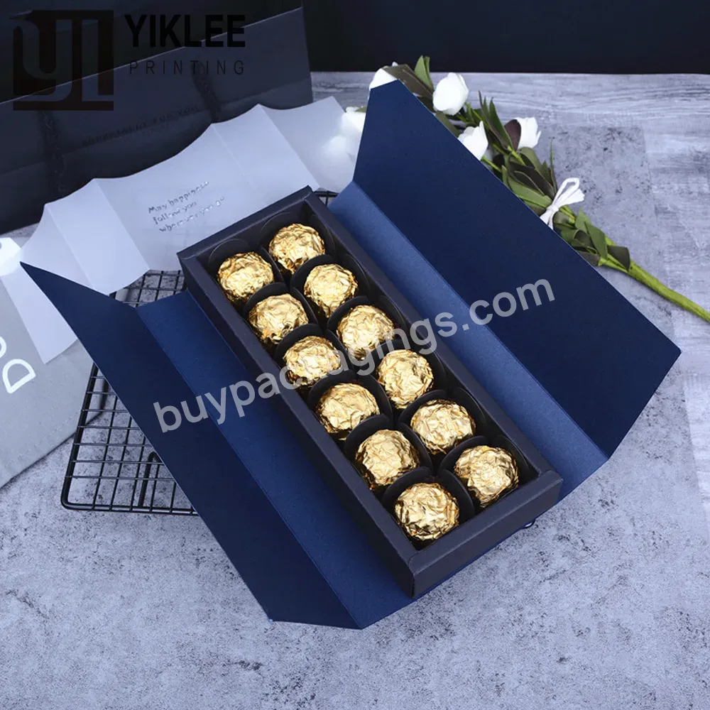 New Year Christmas Packaging Gift Box Candy Macaron Cookie Baking Wrapper 12 Grids Valentine's Day Chocolate Boxes Paper Box