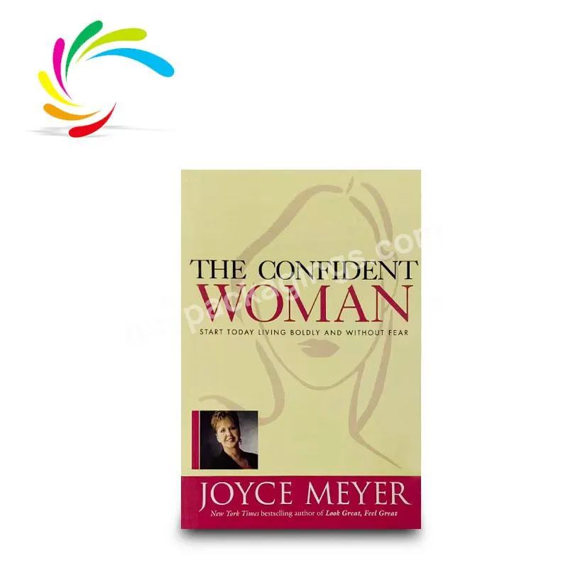 New York Times bestselling book THE CONFIDENT WOMAN  factory direct sale cheap softcover book printing with glossy lamination