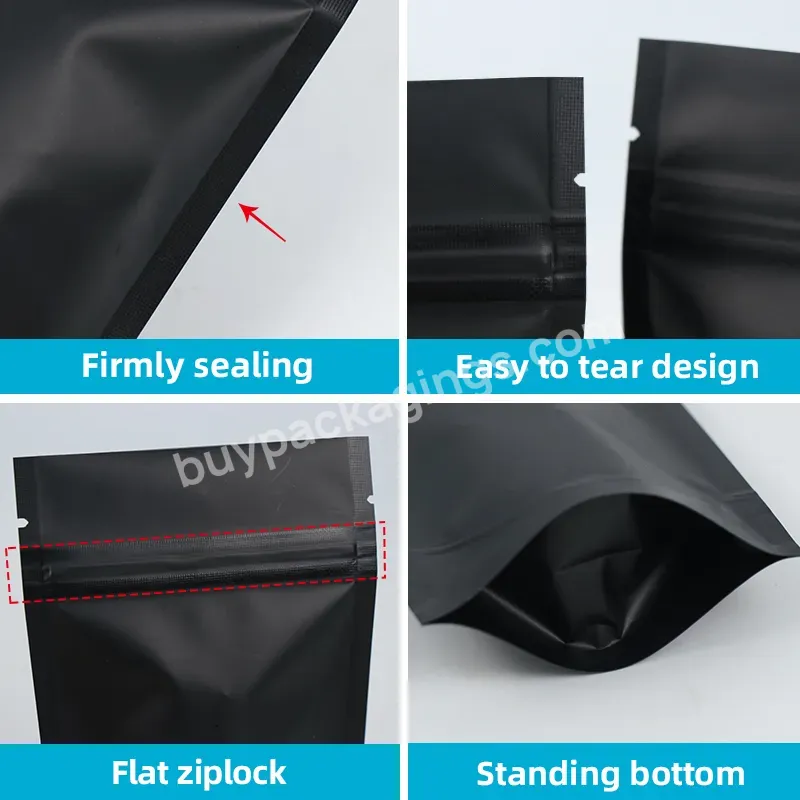 Newest 100/50pcs Wholesale 3 Side Seal Doypack Mylar Zip Lock Holigraphic Aluminum Foil Ziplock Plastic Bag