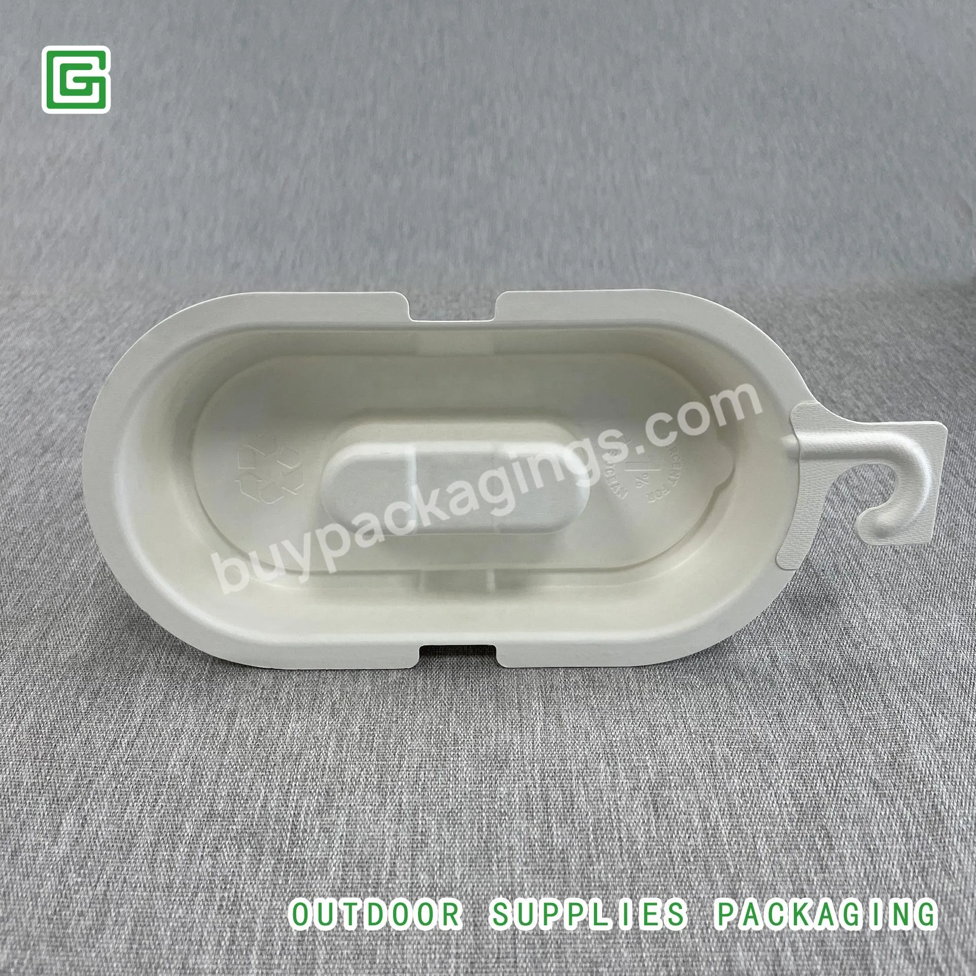 Newest Hot Sale Biodegradable Outdoor Supplies Molded Pulp Packaging