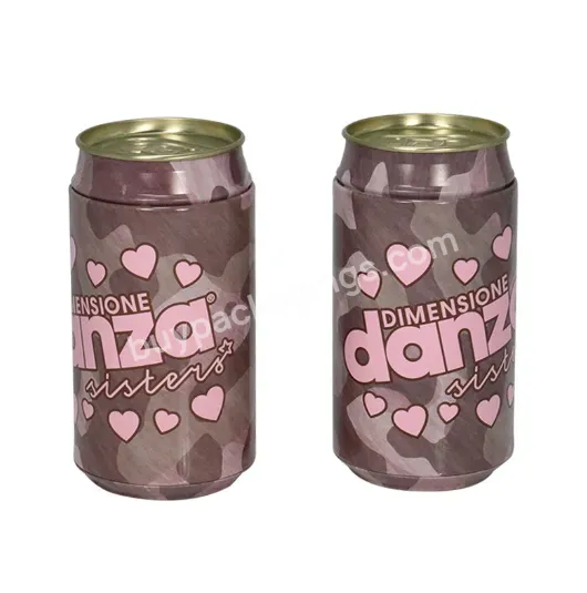 Newly Durable Tinplate Coffee Packaging Metal Tin Cola Shaped Beverage Cans