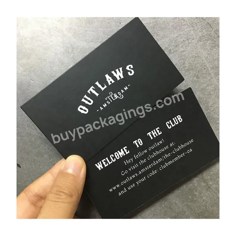 Nice Quality Custom Design Printing Gold Foil Special Paper Business Card Name