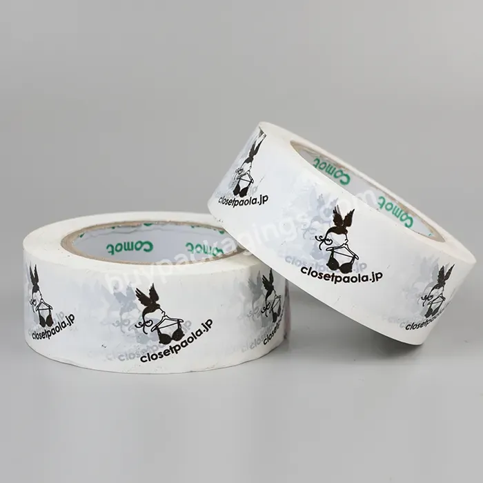 Nice Quality Holographic Packaging Eco Personalised Packing Brand Tape With Custom Logo For Box