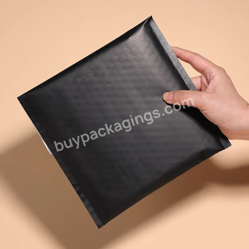 No Pollution Customized Logo Black Red Yellow Paper Honeycomb Padded Envelope Kraft Bubble Mailer Mailer Padded Envelopes