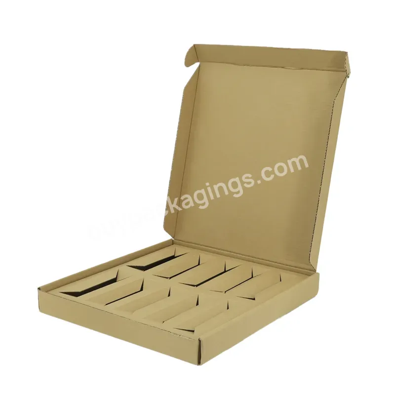 No Printing Craft Brown Paper Box Foldable Craft Paper Boxes With Paper Insert