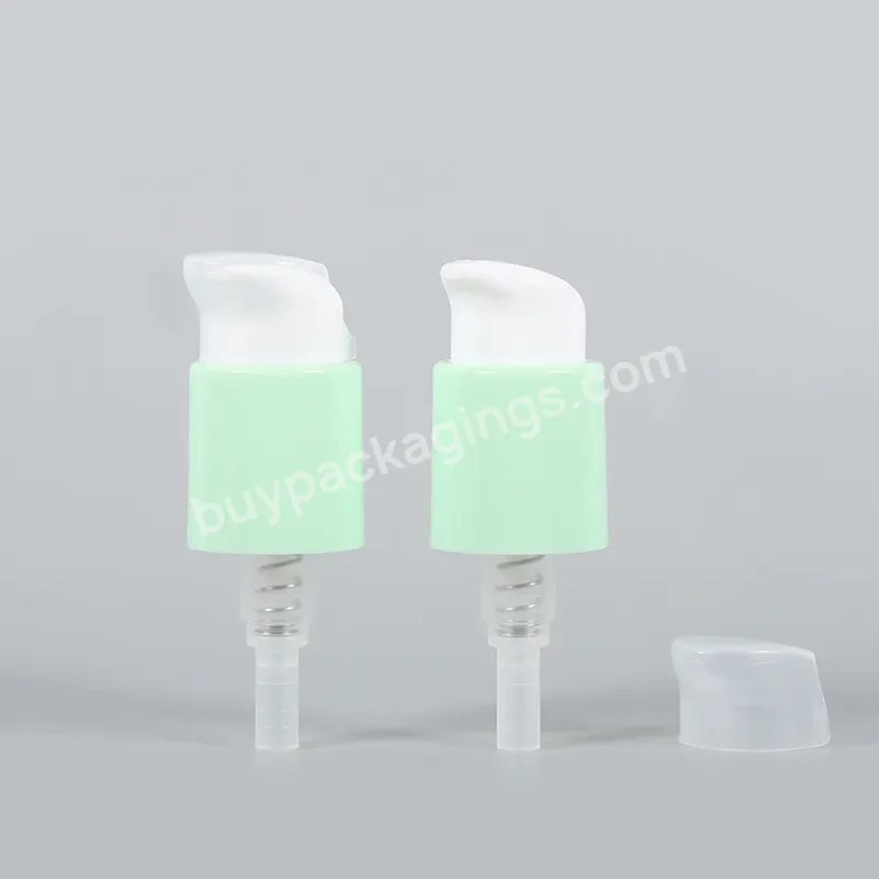 Non Spill 20/410 24/410 Pp Plastic Green Plastic Liquid Soap Cream Dispenser Pump Lotion Pump - Buy Plastic White Pump Dispenser For Cream Bottle,24/410 28/410 Cream Treatment Pump For Hand Sanitizer Packaging,Left Right Switch Lotion Pump Sprayer Fo