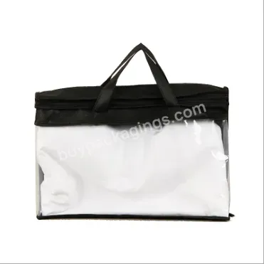 None Woven And Clear Pvc Bag For Pillow With Handle - Buy Non Woven Bag,Transparent Pillow Bag,Wholesale Plastic Pillow Bag.