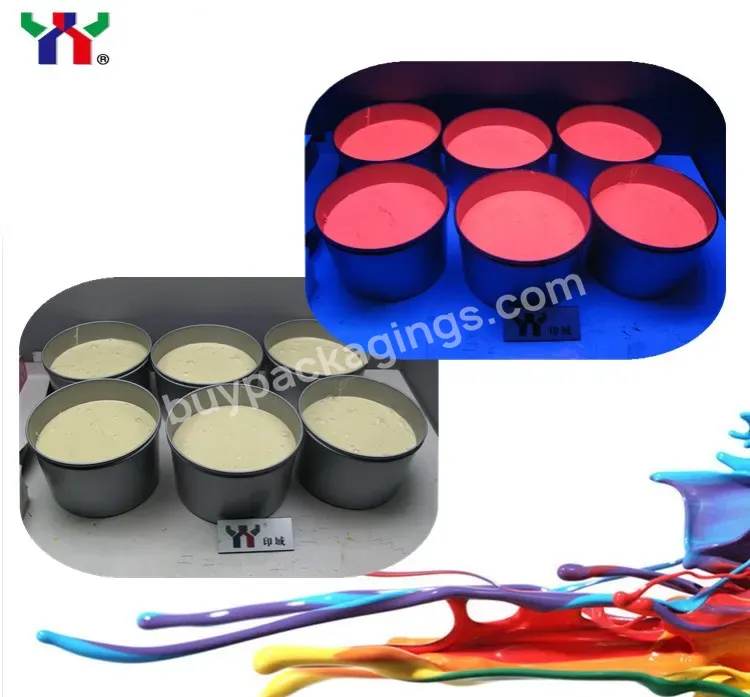 Normal Dry Ceres Screen Printing Uv Invisible Ink,Colorles To Red