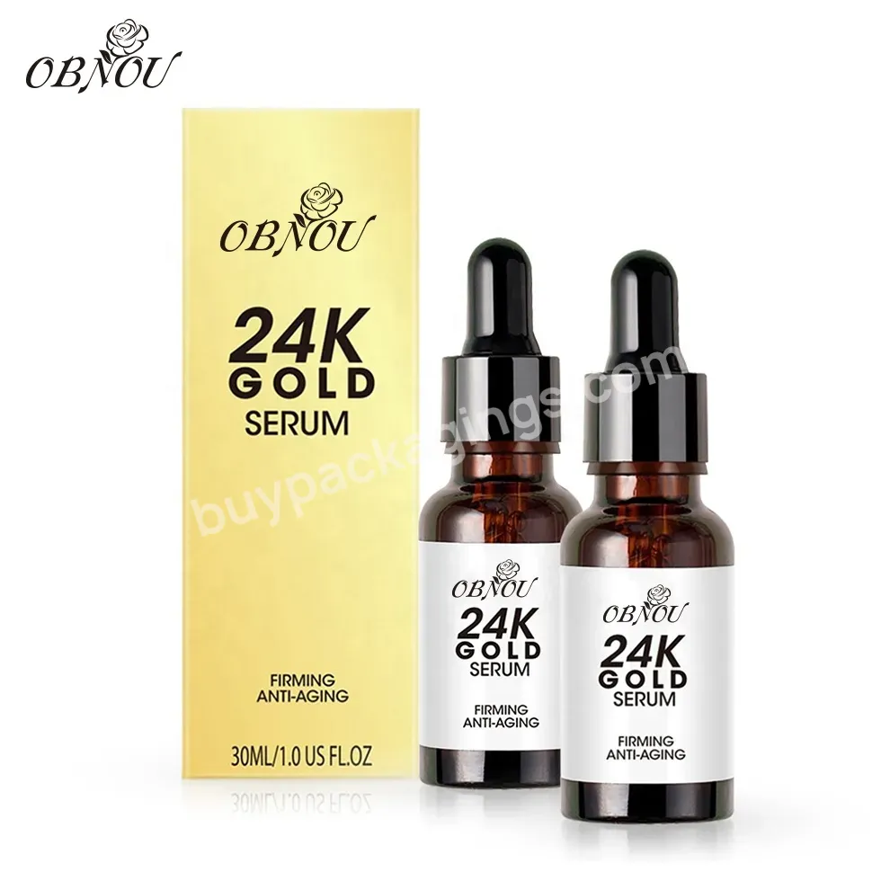 Obnou Wholesale Private Label Whitening 24k Gold Skin Care Serum - Buy Skin Care Serum,24k Gold Skin Care Serum,Whitening 24k Gold Skin Care Serum.