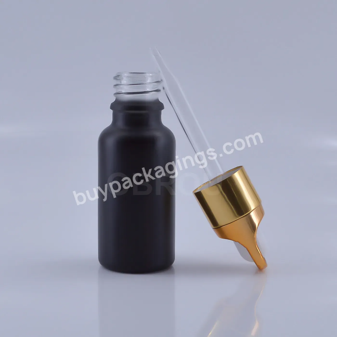 Obrou 10ml 20ml 30ml 50ml 100ml Essential Oil Bottle Flower Basket Lid Glass Dropper Bottle