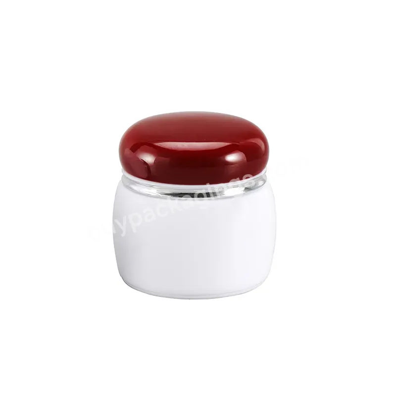 Obrou 20g Silver Side Single Layer Pp Material Cream Cosmetic Storage Container Jar With Lid