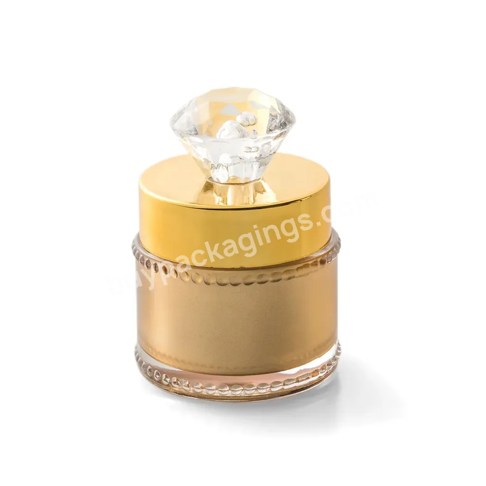 Obrou 5g 10g Ex Stock Acrylic Empty Cream Container Wholesale Cream Jar Luxury Cosmetic Cream Jars Gold Body Tank Time