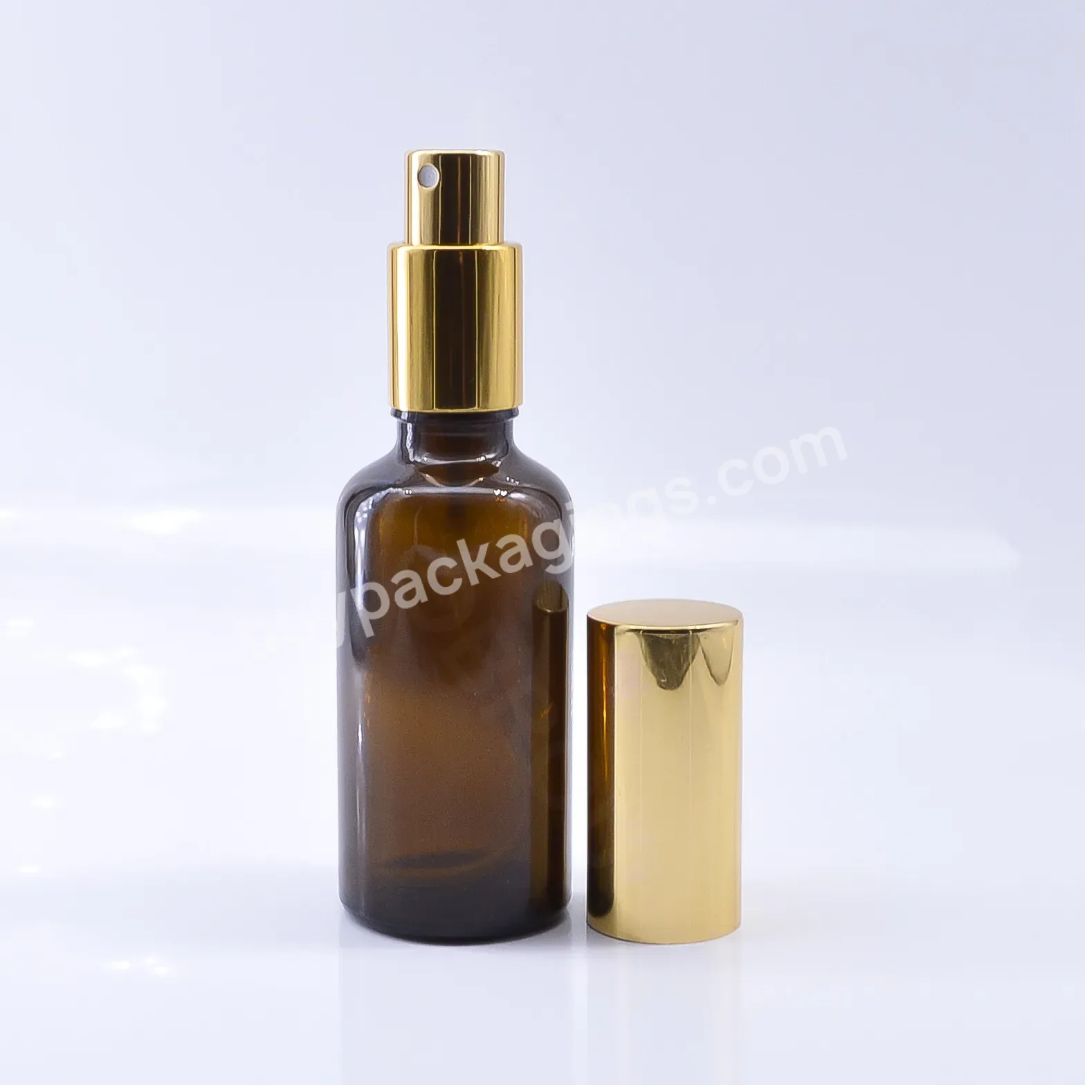 Obrou Empty 5ml 10ml 15ml 20ml 30ml 50ml Amber Glass Perfume Spray Bottles With Mist Sprayer