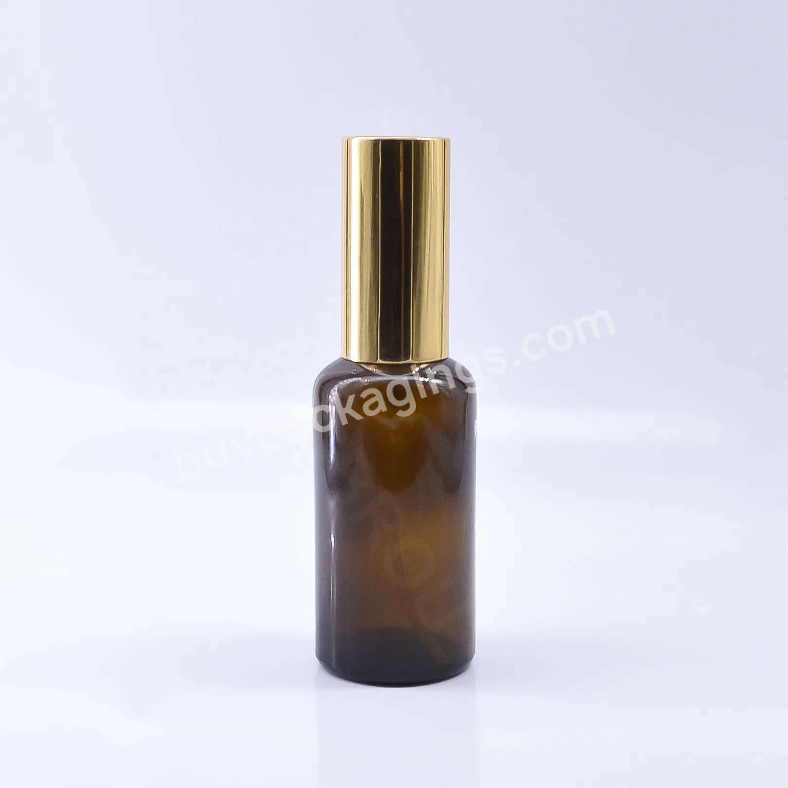 Obrou Empty 5ml 10ml 15ml 20ml 30ml 50ml Amber Glass Perfume Spray Bottles With Mist Sprayer