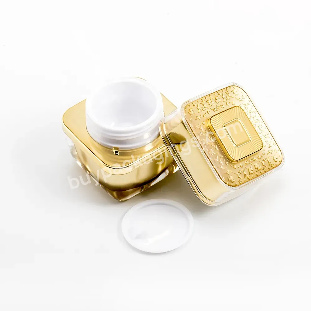 Obrou High Quality New Style 5g 10g 20g 30g 50g Face Cream Acrylic Cosmetic Jar