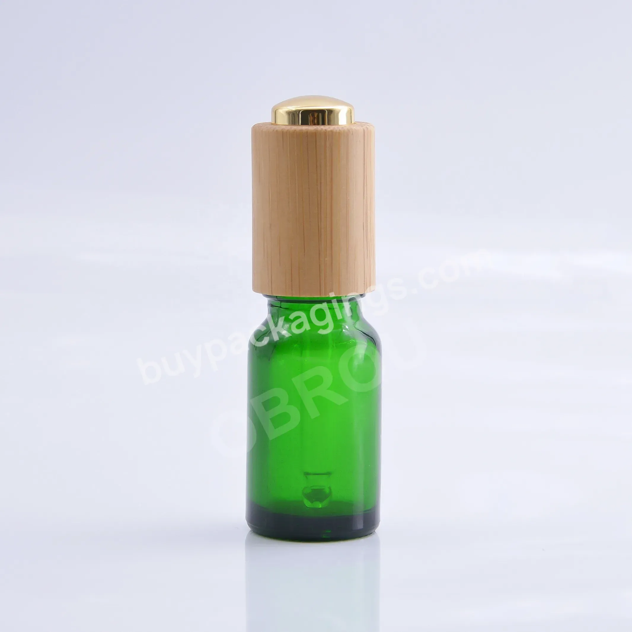 Obrou Luxury Cosmetic Packaging Push Button Hair Oil Dropper Bottle For Essential Oil Glass Dropper Bottle