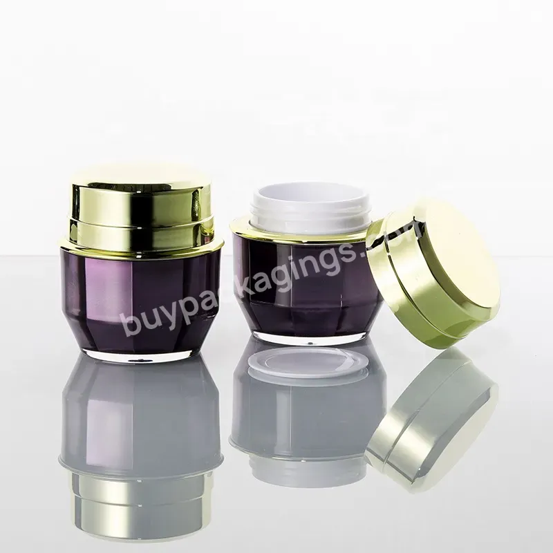 Obrou Skin Care Face Eye Cream Container Custom Cosmetic Jars With Lid