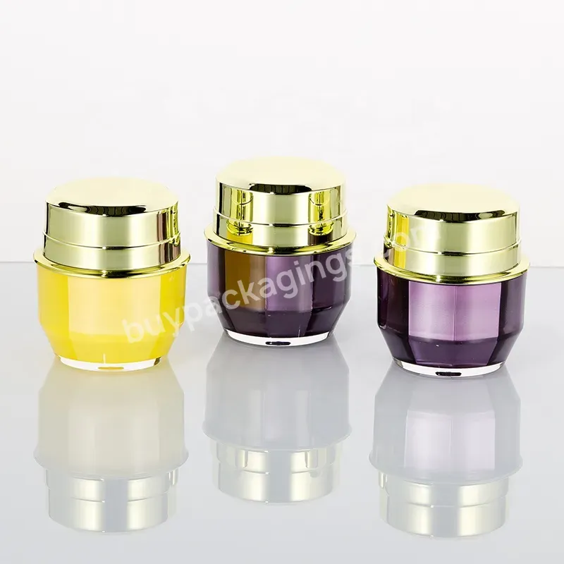 Obrou Skin Care Face Eye Cream Container Custom Cosmetic Jars With Lid