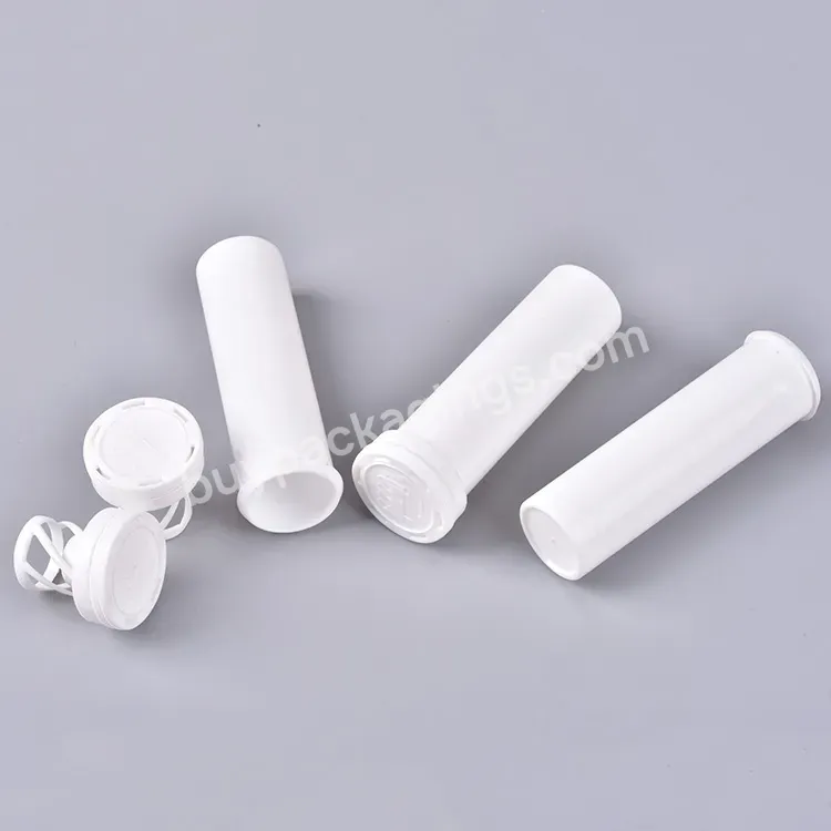 Odm Oem Multivitamin Vitamin C Private Label Pp Effervescent Tablet Tube Bottle With Lid Effervescent Tablet Plastic Tube