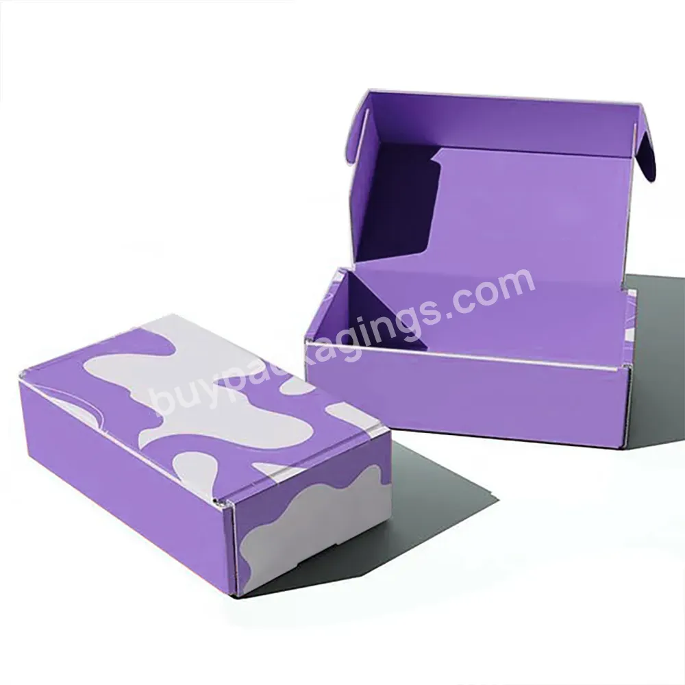 Odm Size Double Side Printing Logo Customer's Logo Strong Eco Friendly Cosmetic Mailing Packaging Boxes