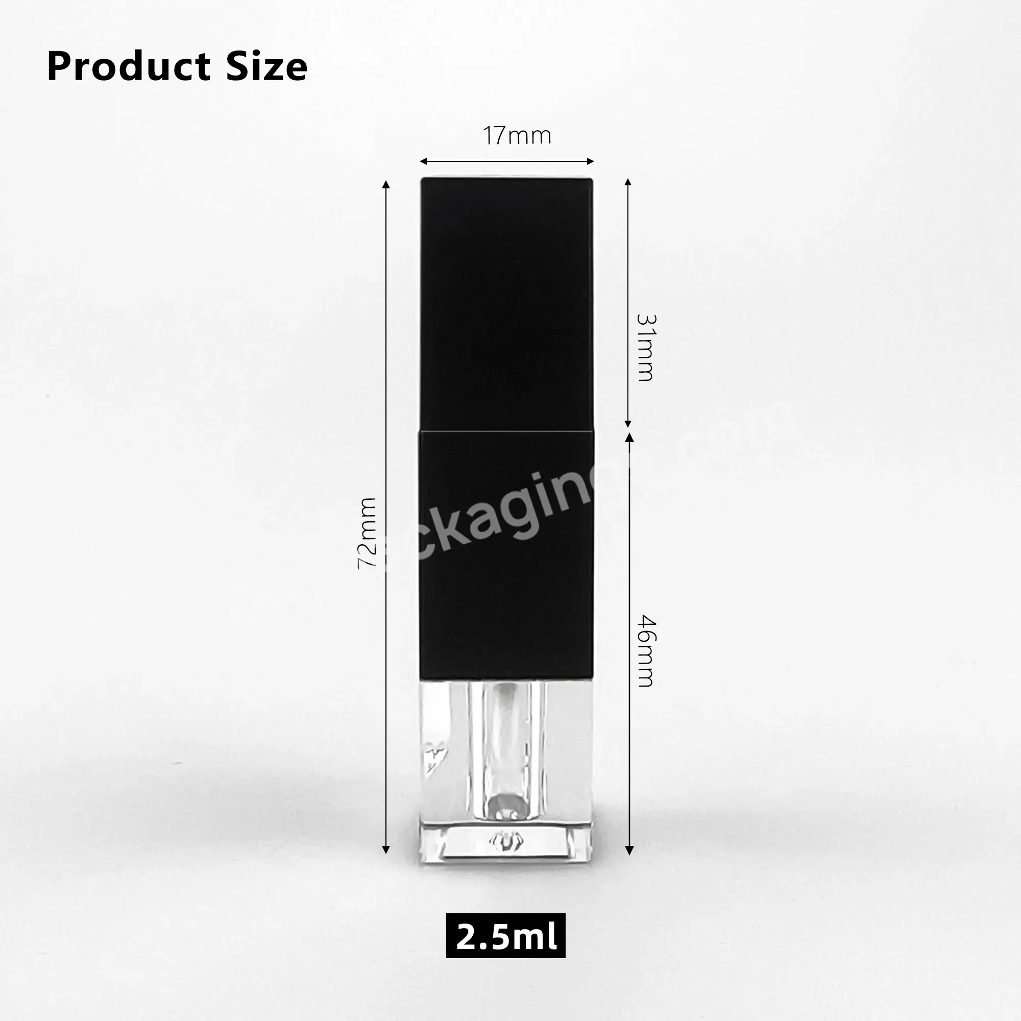 Odm/oem Factory Wholesale Price Mini Capacity 2.5ml Empty Lip Gloss Tube Private Label With Boxes