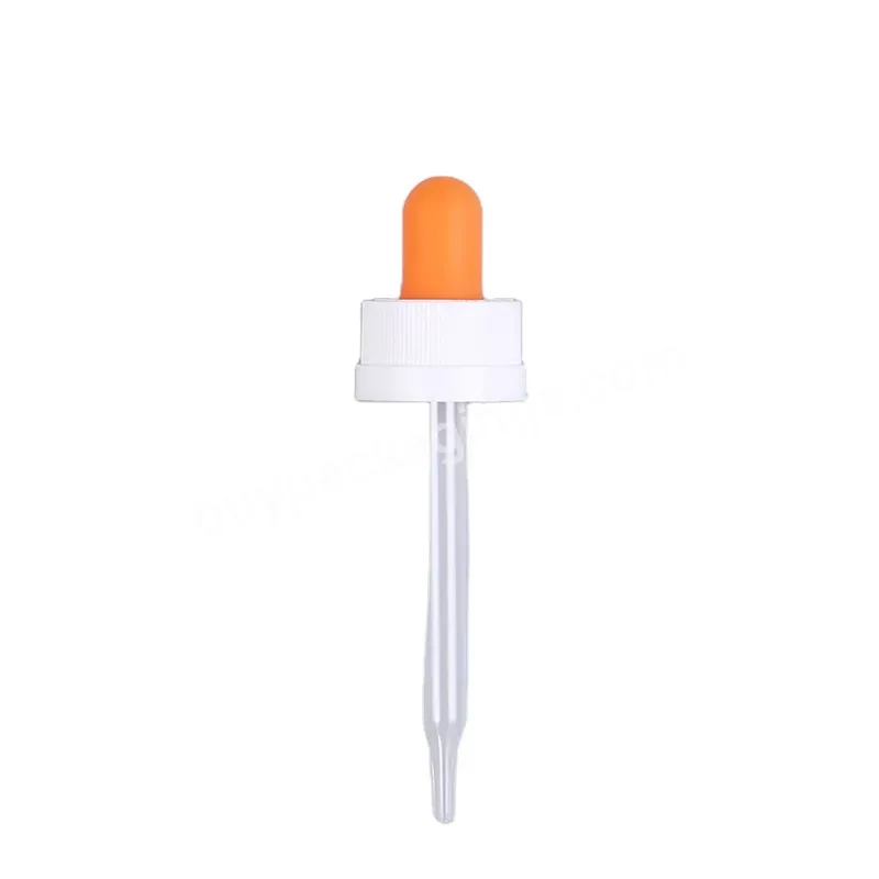 Odm/oem Plastic Cosmetic 24/400 20/400 Olive Essential Oil Dropper For Serum Glass Bottle Packaging