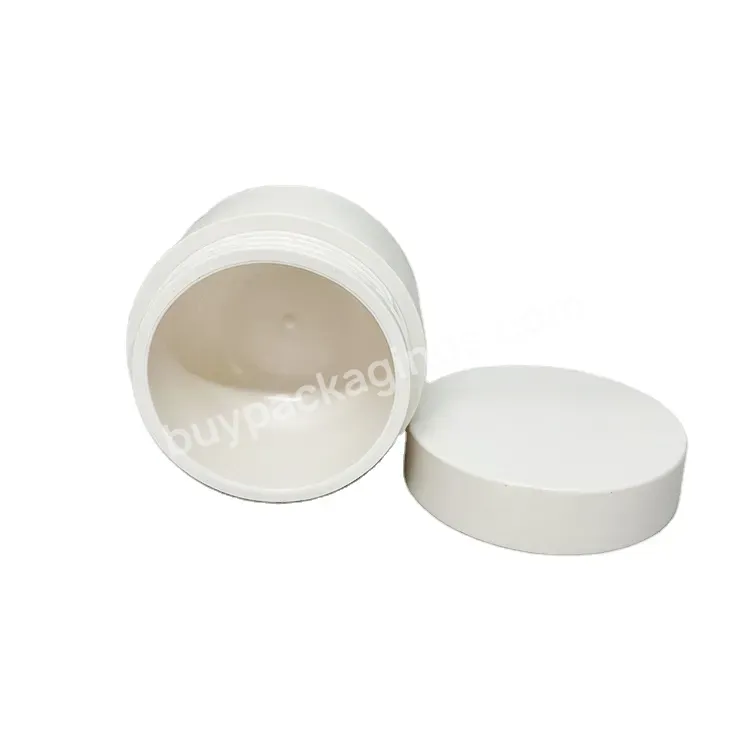 Oem 100g Plastic White Color Pp Refillable Cream Cosmetic Jars/ Replacement Skin Care Cream Jars Manufacturer/wholesale Logo - Buy Cosmetic Jar,Cheap Plastic Jars,Cheap Plastic Jars.