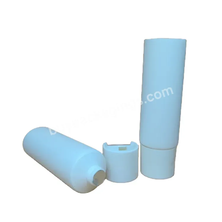 Oem 100ml Plastic Cosmetic Tube With Disc Top Cap