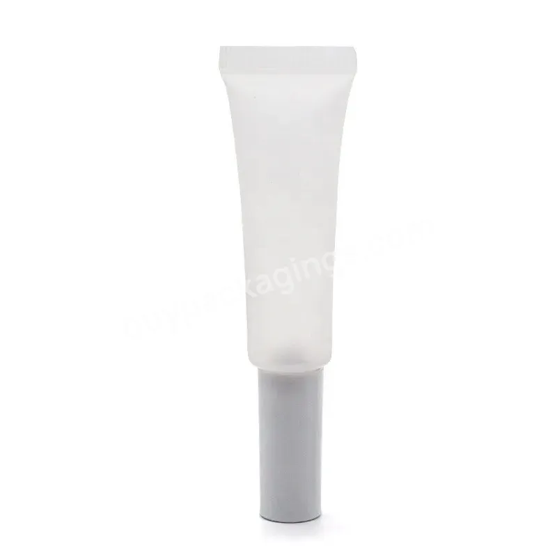 Oem 10ml Empty Transparent Pe Soft Plastic Nail Polish Packaging Tube Logo