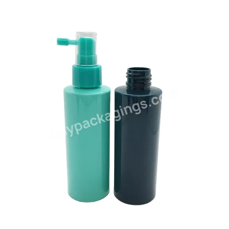 Oem 150ml 180ml Flat Shoulder Oral Medical Spray Bottle