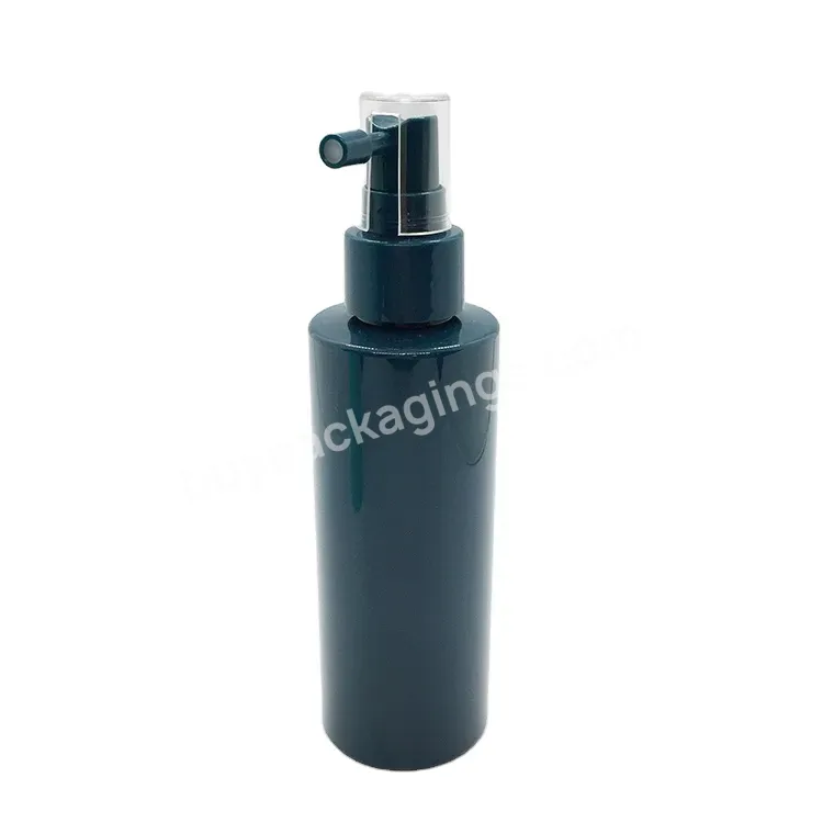 Oem 150ml 180ml Flat Shoulder Oral Medical Spray Bottle