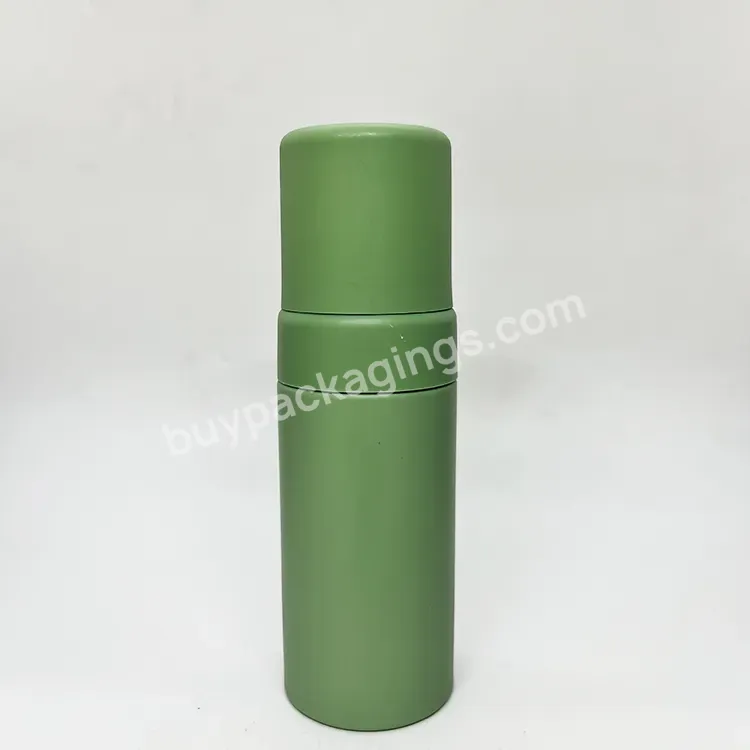 Oem 150ml Plastic Frosted Green Hand Soap Dispenser Foamer Bottle Pump / Liquid Soap Dispenser Wholesale Cosmetic Foam Bottle