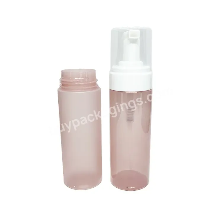 Oem 150ml Plastic Pink Color Hand Soap Dispenser Foamer Bottle Pump / Liquid Soap Wholesale Cosmetic Foam Bottle