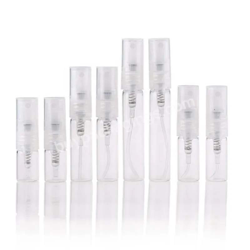 Oem 1ml 2ml 3ml 5ml Super Mini Small Pocket Plastic Pp Perfume Sprayer Atomizer Bottles