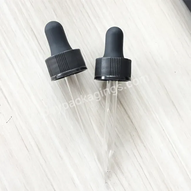 Oem 20-400 20-410 Ribbed Closure Dropper Cap Glass Pipette Dropper C Ap